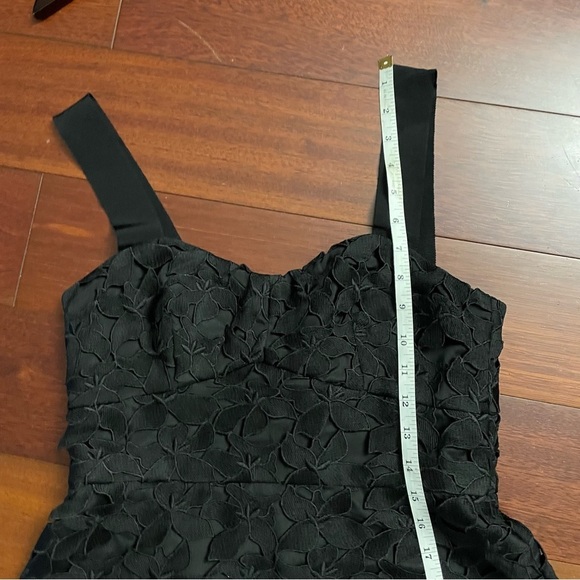 J Crew Sleeveless Sweetheart Midi Dress Black Lace Women's Sz 2 Style AC50 B22 - Picture 15 of 16